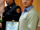 Фото: Полтавський школяр отримав винагороду за порятунок сусідки з вогню