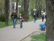 Фото: Весна у Полтаві: мотоциклісти під дощ дивували перехожих (фото)