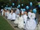 Фото: Полтавою марширували наречені-стихії у весільних сукнях (фото)
