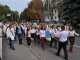 Фото: Полтавці у вишиванках заспівали гімн біля Шевченка та білої альтанки. Фоторепортаж