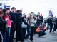 Фото: Фото. У Полтаві Чемпіони України із кільцевих гонок обливали один одного шампанським