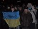 Фото: Євромайдан у Полтаві: півтори тисячі людей гріються чаєм та скандуванням гасел