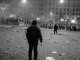 Фото: Вечір у столиці: "Беркут" зустрічали з катапультою та "коктейлями Молотова" (фото та відео)