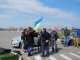 Фото: Автомайданівці понад дві години блокували автозаправку російської компанії під Полтавою