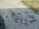 Фото: У Полтаві до Дня незалежності створили живий тризуб (фото)