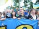 Фото: Фотомить. Ультрас "Карпат" і "Ворскли" об’єдналися перед матчем у Полтаві