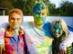 Фото: В Полтаві люди обкидувалися фарбою та влаштували "кольоровий флеш-моб"