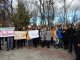 Фото: Студенти та викладачі архітектурного факультету мітингують проти ректора техуніверситету