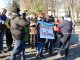 Фото: Студенти та викладачі архітектурного факультету мітингують проти ректора техуніверситету