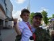 Фото: Син бійця батальйону «Полтава»: Однокласники хвалять тата, що він пішов у АТО (ФОТО)