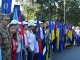 Фото: Над Полтавою замайоріли прапори із зони АТО (ФОТО)