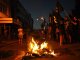 Фото: На марші в підтримку політв’язнів у Полтаві спалили два опудала представників влади (ФОТО, ВІДЕО)