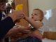 Фото: Маленьких полтавців почали імунізувати від поліомієліту: головний медик області привів онуку (ФОТО)
