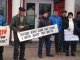 Фото: У Полтаві вимагають закриття російських банків (ФОТО)