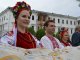 Фото: У центрі Полтави розгорнули сотні рушників (ФОТО)