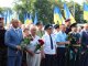Фото: Комуністичний прапор і георгіївська стрічка: у Полтаві вшанували жертв війни (ФОТО)